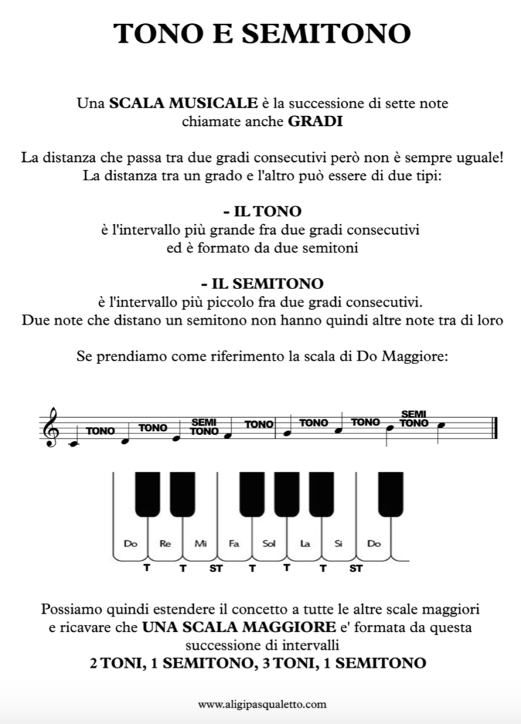TONO E SEMITONO Aligi Pasqualetto